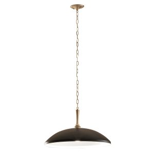 Lampa wisząca czarna-szampański brąz DELAROSA 1xE27x60W Kichler 836412