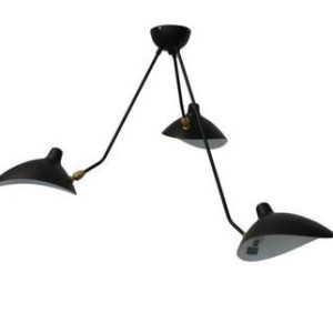 LAMPA WISZĄCA czarna trójramienna CRANE-3P 188282 LAMPA WISZĄCA czarna trójramienna CRANE-3P 188282
