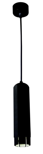 Lampa wisząca czarna Tuba 1xGU10x50W wym: 100x6,3x6,3 cm Candellux 924154