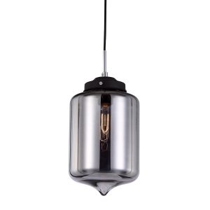 Lampa wisząca czarna Tube 1xE27x60W wym: 128x17x17 cm Italux 856362 Lampa wisząca czarna Tube 1xE27x60W wym: 128x17x17 cm Italux 856362