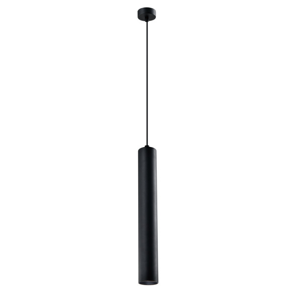 Lampa wisząca czarna TUBO 1xGU10x25W wym: 90x7x7 cm Candellux 924500