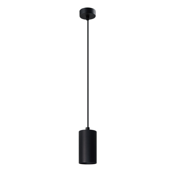 Lampa wisząca czarna TUBO 1xGU10x25W wym: 90x7x7 cm Candellux 924498