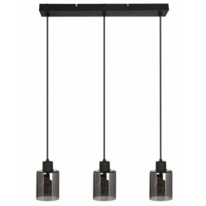 Lampa wisząca czarna Valerie 3xE27x40W wym: 120x55x10 cm Reality 846055 Lampa wisząca czarna Valerie 3xE27x40W wym: 120x55x10 cm Reality 846055
