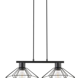 Lampa wisząca czarna Vario 2xE27x15W wym: 80x58x28 cm Sigma Lighting 836387 Lampa wisząca czarna Vario 2xE27x15W wym: 80x58x28 cm Sigma Lighting 836387