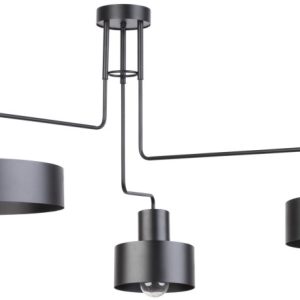 Lampa wisząca czarna Vasco 3xE27x15W wym: 62x93x35 cm Sigma Lighting 836265 Lampa wisząca czarna Vasco 3xE27x15W wym: 62x93x35 cm Sigma Lighting 836265