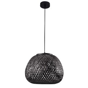 Lampa wisząca czarna ZANZIBAR 1xE27x20W wym: 120x35x35 cm Polux 846528 Lampa wisząca czarna ZANZIBAR 1xE27x20W wym: 120x35x35 cm Polux 846528