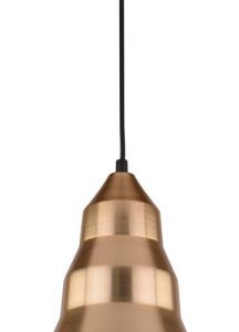 Lampa wisząca czarna-złoto VESUVIO 1xE27x40W wym: 130x20x20 cm Candellux 924045