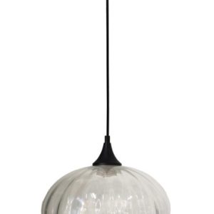 Lampa wisząca czarno-bezbarwny EXETER 1xE27x40W Candellux 924071