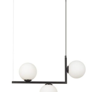 Lampa wisząca czarno-biała Andy 3xG9x12W wym: 115x52x14 cm Sigma Lighting 841784