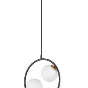 Lampa wisząca czarno-biała Aqua 2xG9x12W wym: 90x32x12 cm Sigma Lighting 841983
