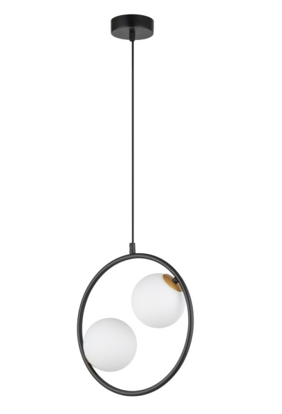Lampa wisząca czarno-biała Aqua 2xG9x12W wym: 90x32x12 cm Sigma Lighting 841983