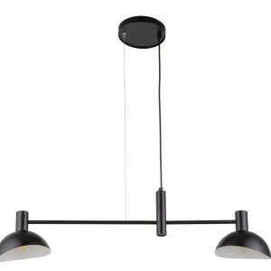 Lampa wisząca czarno-biała Artis 2xE14x40W wym: 70x90x18 cm Sigma Lighting 837776