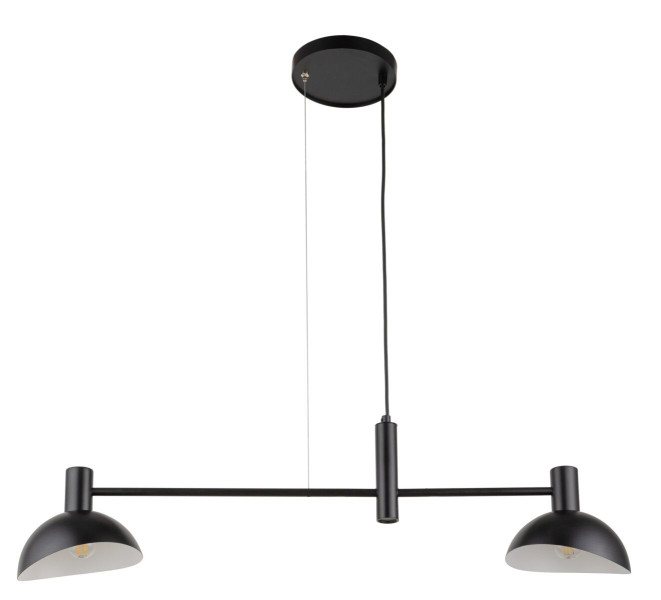 Lampa wisząca czarno-biała Artis 2xE14x40W wym: 70x90x18 cm Sigma Lighting 837776