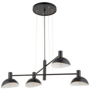 Lampa wisząca czarno-biała Artis 4xE14x40W wym: 70x90x55 cm Sigma Lighting 837844