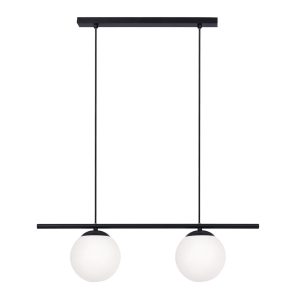 Lampa wisząca czarno-biała ARTON 2xE27x40W wym: 90x71x16 cm Kaja 854254