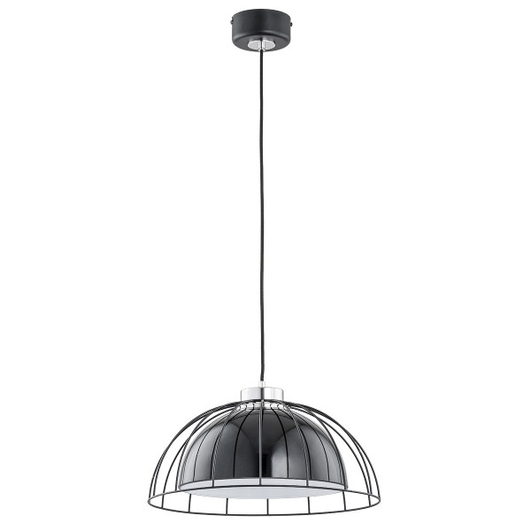Lampa wisząca czarno-biała Bat 1xE27x60W wym: 91x41x41 cm Alfa 854242