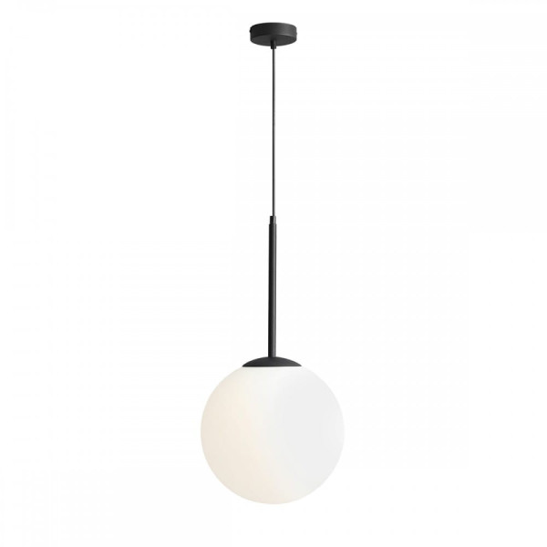 Lampa wisząca czarno-biała Bosso 1xE27x15W wym: 200x30x30 cm Aldex 852644