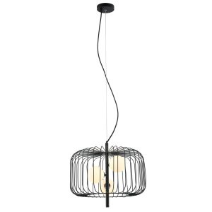 Lampa wisząca czarno-biała Daren 3xG9x25W wym: 113x43x43 cm Italux 860116 Lampa wisząca czarno-biała Daren 3xG9x25W wym: 113x43x43 cm Italux 860116