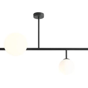 Lampa wisząca czarno-biała DIONE 4xE14x15W wym: 58x117x32 cm Aldex 850497 Lampa wisząca czarno-biała DIONE 4xE14x15W wym: 58x117x32 cm Aldex 850497