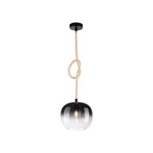 Lampa wisząca czarno-biała-dymiona LUMA 2xE27x53W Paul Neuhaus 850916 Lampa wisząca czarno-biała-dymiona LUMA 2xE27x53W Paul Neuhaus 850916