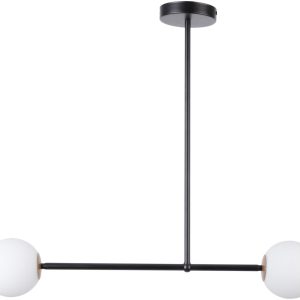 Lampa wisząca czarno-biała Gama 2xG9x12W wym: 60x80x12 cm Sigma Lighting 837826 Lampa wisząca czarno-biała Gama 2xG9x12W wym: 60x80x12 cm Sigma Lighting 837826