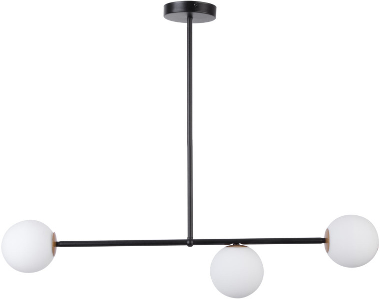 Lampa wisząca czarno-biała Gama 3xG9x12W wym: 60x86x12 cm Sigma Lighting 837988