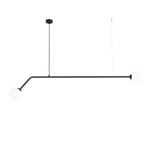 Lampa wisząca czarno-biała Pure 2xE14x40W wym: 120x150x25 cm Aldex 856200 Lampa wisząca czarno-biała Pure 2xE14x40W wym: 120x150x25 cm Aldex 856200