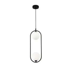 Lampa wisząca czarno-biała RING 2xG9x25W wym: 204x17x12 cm Maytoni 854535 Lampa wisząca czarno-biała RING 2xG9x25W wym: 204x17x12 cm Maytoni 854535