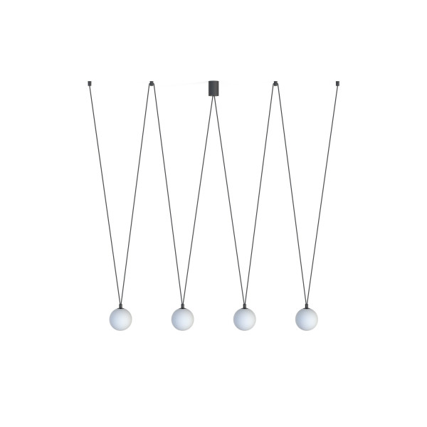 Lampa wisząca czarno-biała SLING 4xG9x12W Nowodvorski 858230