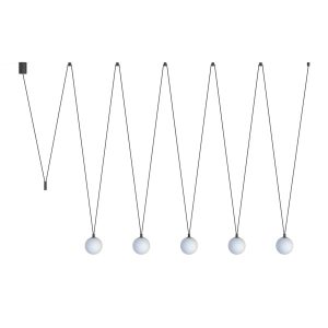Lampa wisząca czarno-biała SLING 5xG9x12W Nowodvorski 858813 Lampa wisząca czarno-biała SLING 5xG9x12W Nowodvorski 858813