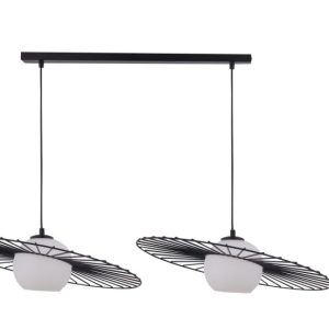 Lampa wisząca czarno-biała Sol 2xE27x15W wym: 70x100x50 cm Sigma Lighting 837755 Lampa wisząca czarno-biała Sol 2xE27x15W wym: 70x100x50 cm Sigma Lighting 837755