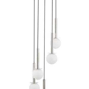 Lampa wisząca czarno-biała-srebrna DAISY 5xG9x12W Sigma Lighting 837891 Lampa wisząca czarno-biała-srebrna DAISY 5xG9x12W Sigma Lighting 837891