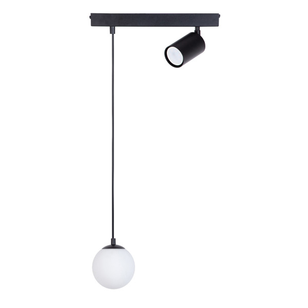 Lampa wisząca czarno-biała TAVIRA 2xG9x22W wym: 100x30x12 cm Sigma Lighting 836131
