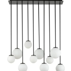 Lampa wisząca czarno-biała Tulia 10xG9x12W wym: 90x75x19 cm Sigma Lighting 836424 Lampa wisząca czarno-biała Tulia 10xG9x12W wym: 90x75x19 cm Sigma Lighting 836424