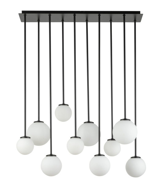 Lampa wisząca czarno-biała Tulia 10xG9x12W wym: 90x75x19 cm Sigma Lighting 836424