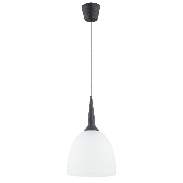 Lampa wisząca czarno-biała UNINO 1xE27x15W wym: 90x23x23 cm Alfa 838068