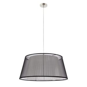 Lampa wisząca czarno-bialy CHARLIE 1xE27x60W wym: 105x45x45 cm Candellux 924124