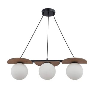 Lampa wisząca czarno-brązowa-biała Mirror 3xG9x12W Sigma Lighting 837841 Lampa wisząca czarno-brązowa-biała Mirror 3xG9x12W Sigma Lighting 837841