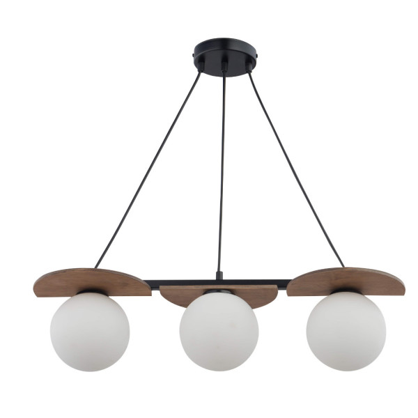 Lampa wisząca czarno-brązowa-biała Mirror 3xG9x12W Sigma Lighting 837841