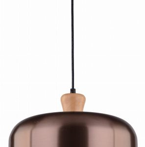Lampa wisząca czarno-brązowa DICTORIA 1xE27x40W wym: 125x30x30 cm Candellux 856429