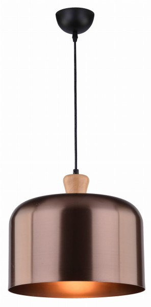 Lampa wisząca czarno-brązowa DICTORIA 1xE27x40W wym: 125x30x30 cm Candellux 856429