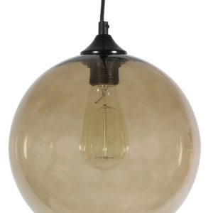 Lampa wisząca czarno-brązowa EDISON 1xE27x60W wym: 120x25x25 cm Candellux 923517