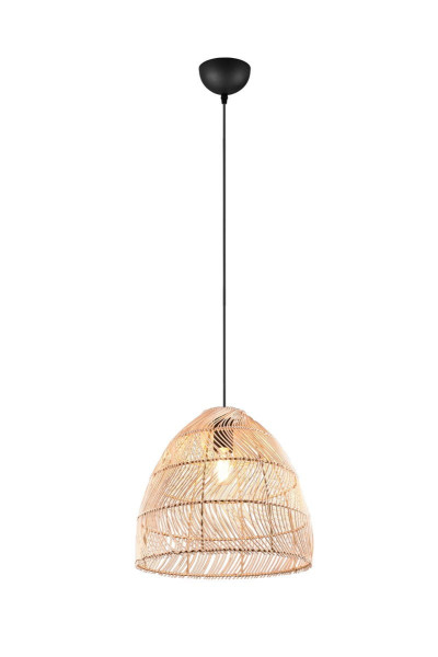 Lampa wisząca czarno-brązowa RIKE 1xE27x40W wym: 150x35x35 cm RL 856340