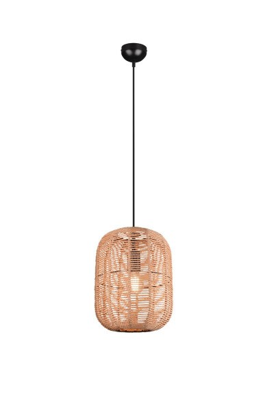Lampa wisząca czarno-brązowa RUNA 1xE27x40W wym: 150x35x35 cm Trio 856071
