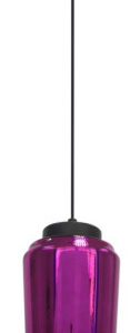 Lampa wisząca czarno-fioletowa TUBE 1xE27x60W wym: 115x13x13 cm Candellux 924132 Lampa wisząca czarno-fioletowa TUBE 1xE27x60W wym: 115x13x13 cm Candellux 924132