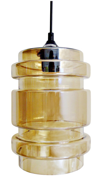 Lampa wisząca czarno-herbaciany DECORADO 1xE27x60W Candellux 923525