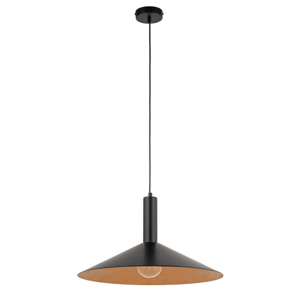 Lampa wisząca czarno-miedziana CAPRI 1xE27x15W Sigma Lighting 838001