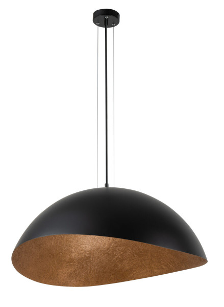 Lampa wisząca czarno-miedziana Solaris 1xE27x15W Sigma Lighting 841999