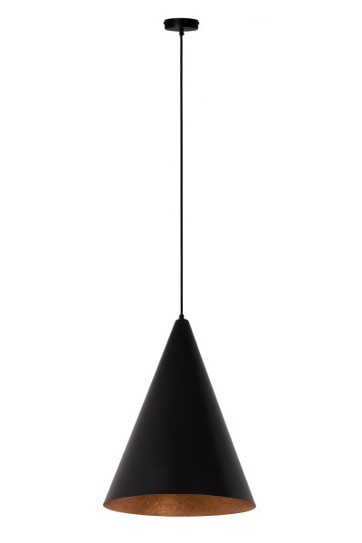 Lampa wisząca czarno-miedziana VESUVIO 1xE27x15W Sigma Lighting 836940
