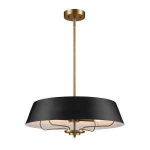 Lampa wisząca czarno-mosiężny LUELLA 4xE14x40W Kichler 836426 Lampa wisząca czarno-mosiężny LUELLA 4xE14x40W Kichler 836426